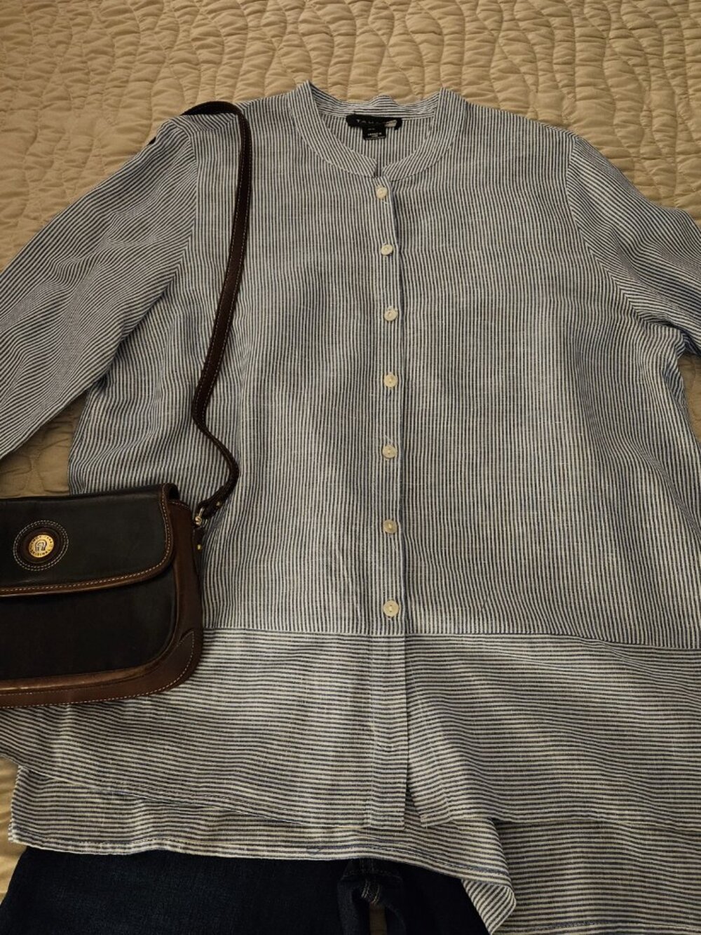 Tahari Button Down Tunic